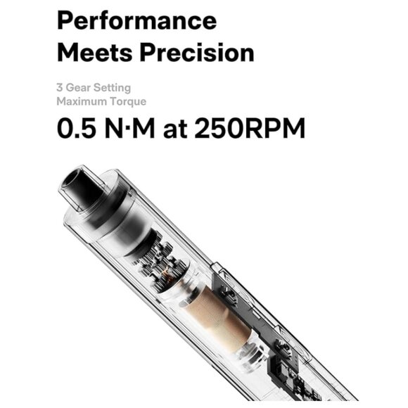 HOTO SNAPBLOQ S-A01 CORDLESS MINI SCREWDRIVER-3.7V RECHARGE-56 BITS/ 3TORQUES - Picture 2 of 11